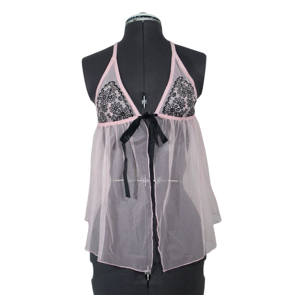 Victoria's Secret Gorgeous sexy little‎ things embroidered sheer babydoll M